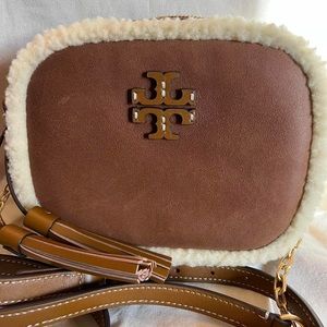 Tory Burch MCGraw Shearling Camera Bag